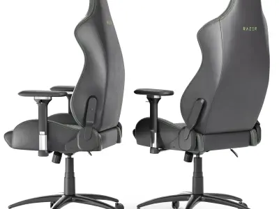 Razer Iskur chair Low-poly 3D model