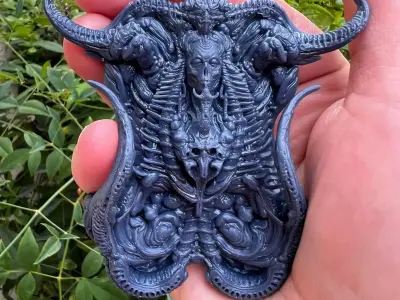 Gigers Necronomicon 3D model