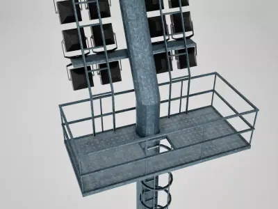 Stadium light lux pack 3D model