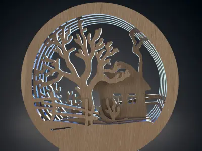Decorative frame 3D model