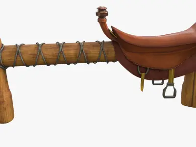 Riding Saddles model 3D model