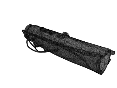 Rusty Damaged Car Headlight Prop Low-poly 3D model