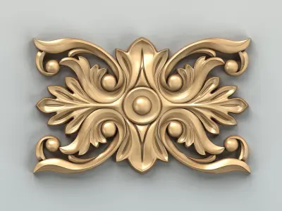 Square rosette 013 3D model