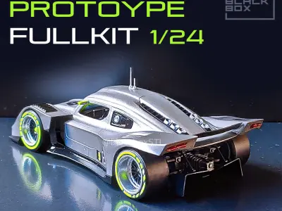 LM BUG PROTOTYPE FULL MODELKIT 1-24 3D print model