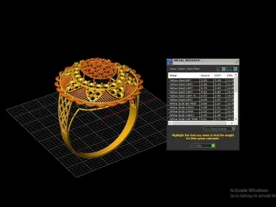 Ring light weight 3D print model