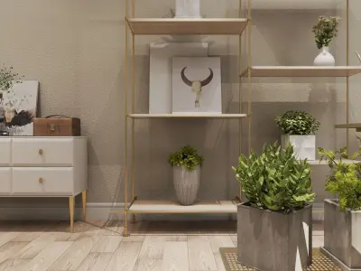 Flower shop  3D model