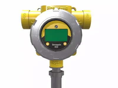 Honeywell Sensepoint XCD RFD Transmitter Low Poly  Low-poly 3D model