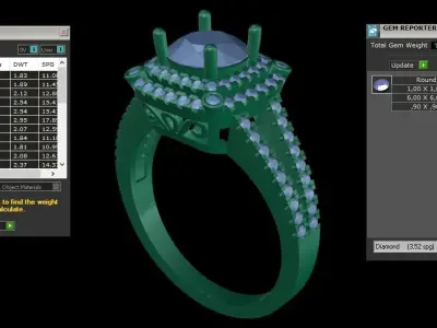 ring code 55 3D print model
