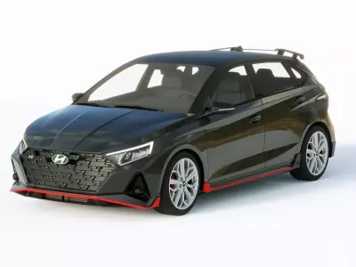 Hyundai i20 2021 3D model