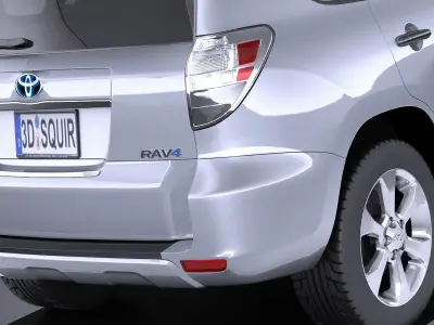 Toyota RAV4 EV 2014 VRAY 3D model