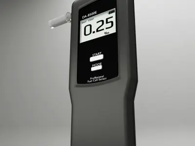 Alcohol Breathalyser 3D model