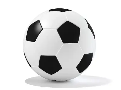 Football soccer ball 3D model