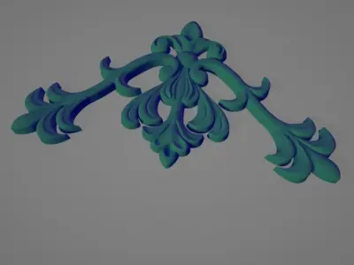 corner pattern 3D model