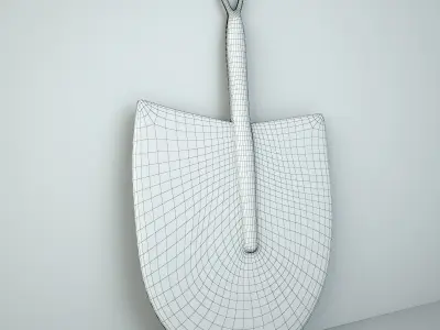 African Handwoven Fan 29 3D model