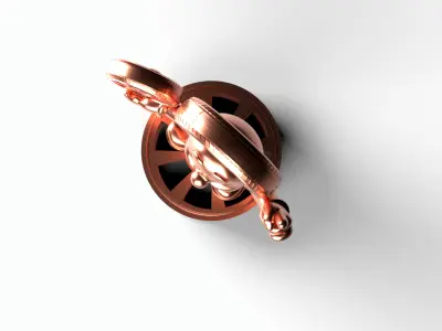 Mechanic character 3D model