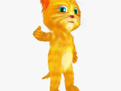 Red Cat 3D model
