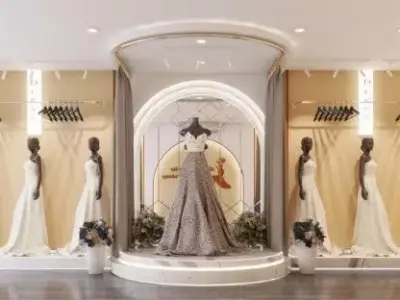 Wedding Dress Shop Model 3D model