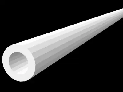 reusable straw and recyclable 3D model