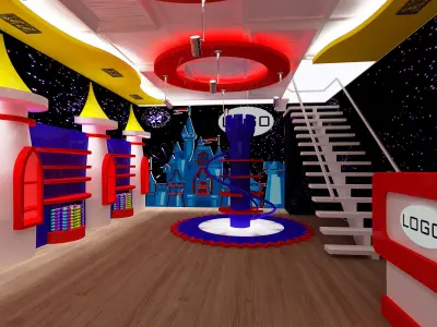  Merchandise Store Supermarket a62 3D model