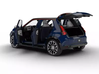 Renault 5 E-Tech 2025 Roland-Garros HQ 3d model 3D model