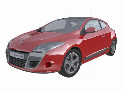Renault Megane Coupe 2009 3D model