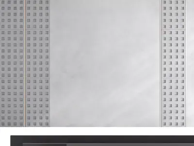 Decorative wall panel set 75 3D model