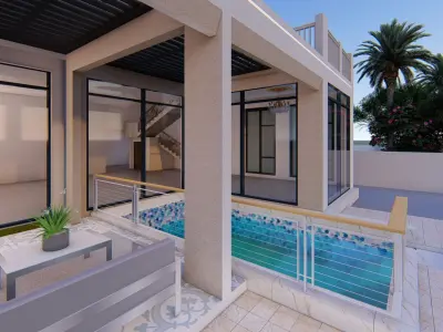 Arabic Style Villa Design A51 DWG SketchUp 3D model
