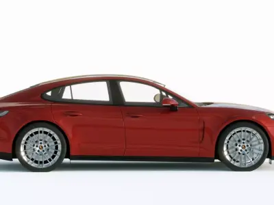 Porsche Panamera Turbo S 2021 3D model