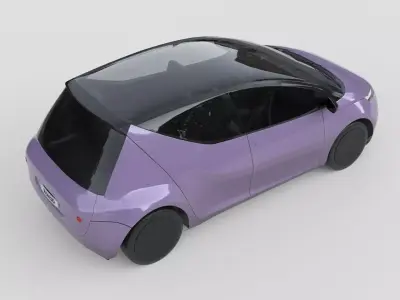 Generic Compact Electric Hatchback 3D model