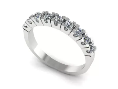 Diamonds Ring 01 3D print model