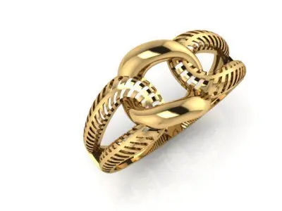cuban rings 3D print model