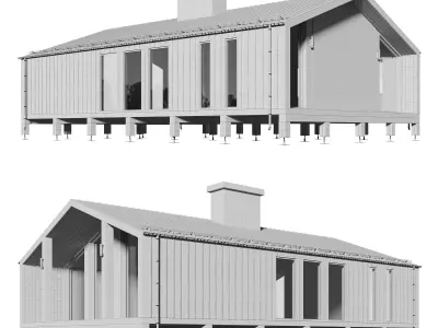 Barnhouse 2 3D model