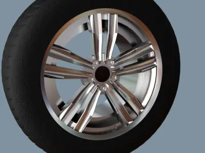 AS rims collection 3 - VW Sebring Low-poly 3D model