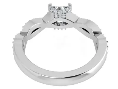 Princess Twisted Ring 3574 3D print model