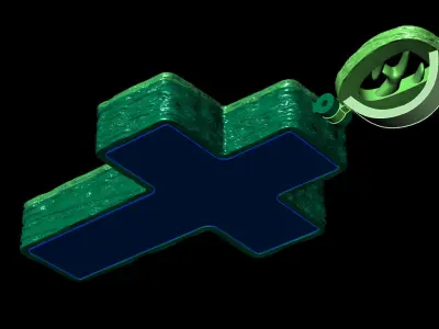 Cross G0393 3D print model