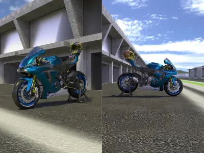 YZF-R1 M yamaha 3D model