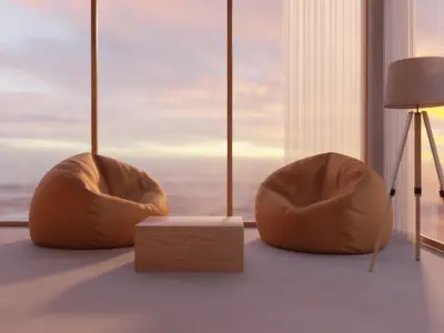 Meta Homes - 01 - Baked Low-poly 3D model