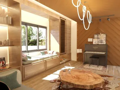 Music Studio  3dsmax  3D model