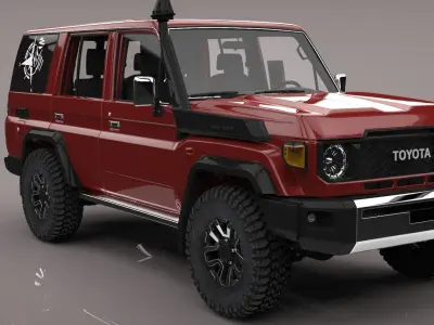 LAND CRUISER J79 2024  Low-poly 3D model