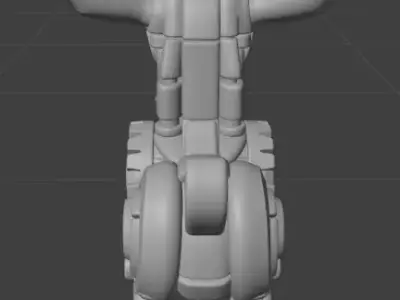 Mechanical Deer Sculpture 3D print model
