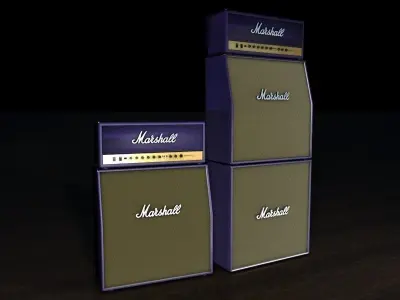 Marshall purple Stack 3D model