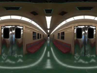 R33 NYC Subway Car V2 3D  3D model