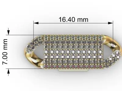 7MM MIAMI CUBAN LINK CHAIN FOR  NECKLACE OR BRACELET 3D print model