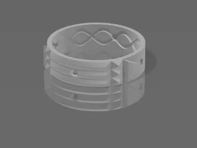 Atlantis Ring Number 26 3D print model