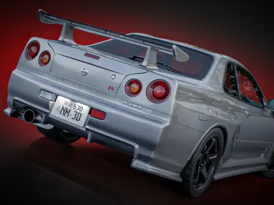 Nissan Skyline GTR R34 Nismo Z-Tune  3D model