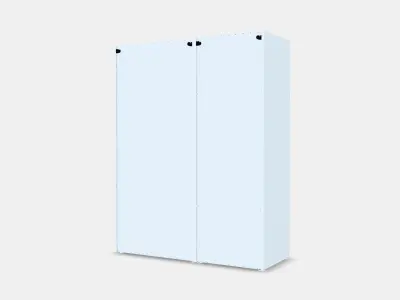 PLATSA Wardrobe with 3 doors 3D model