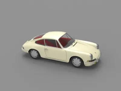 1964 Porsche 911 3D model