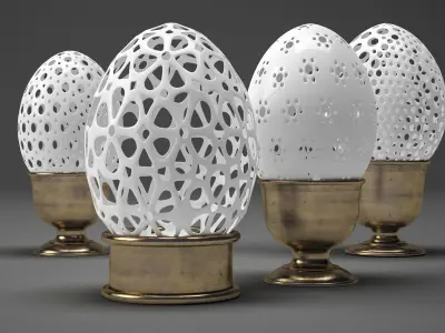 Decor Eggs 3D 3D model