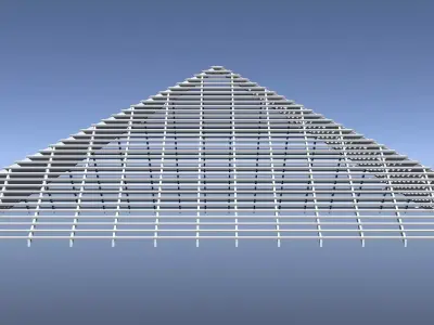 Roof structure 25O12 3D model