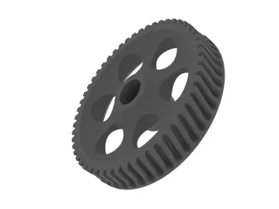 Electric motor Bosch gear F006B20103 for windshield wipers 3D print model